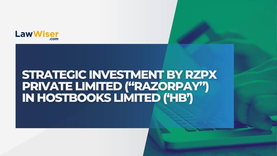 Strategic Investment By Rzpx Private Limited Razorpay In Hostbooks Strategic Investment By Rzpx Private Limited Razorpay In Hostbooks