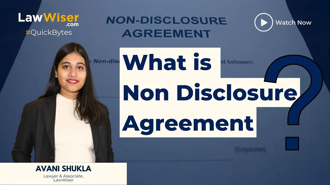 What is Non Disclosure Agreement?