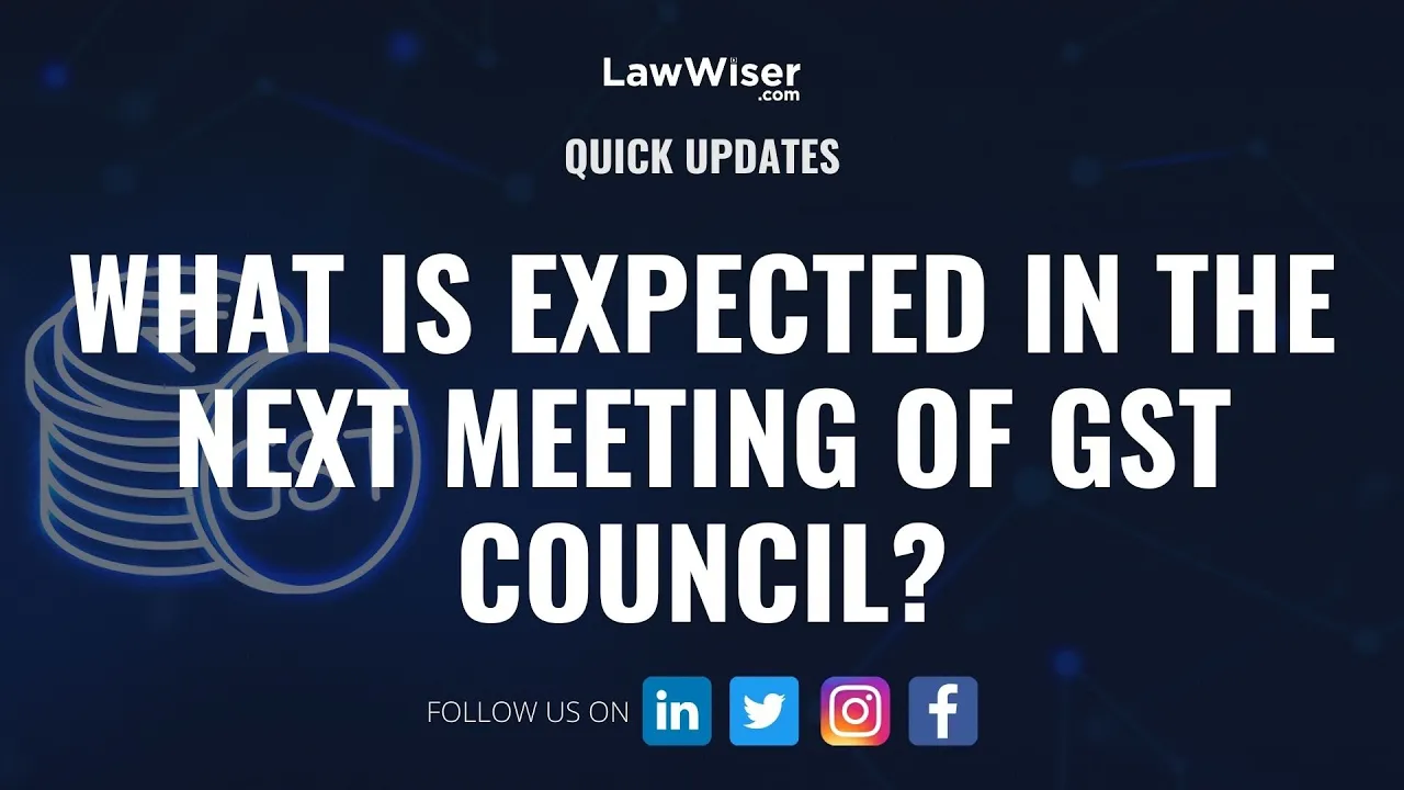What is expected in the next GST council meeting?