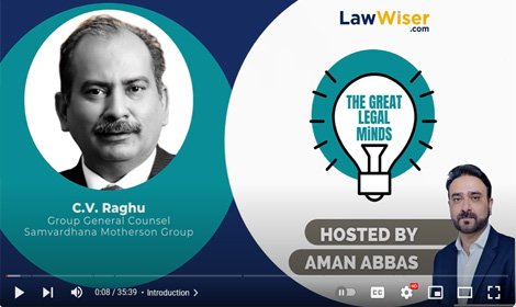 The Great Legal Minds Show | C.V. Raghu