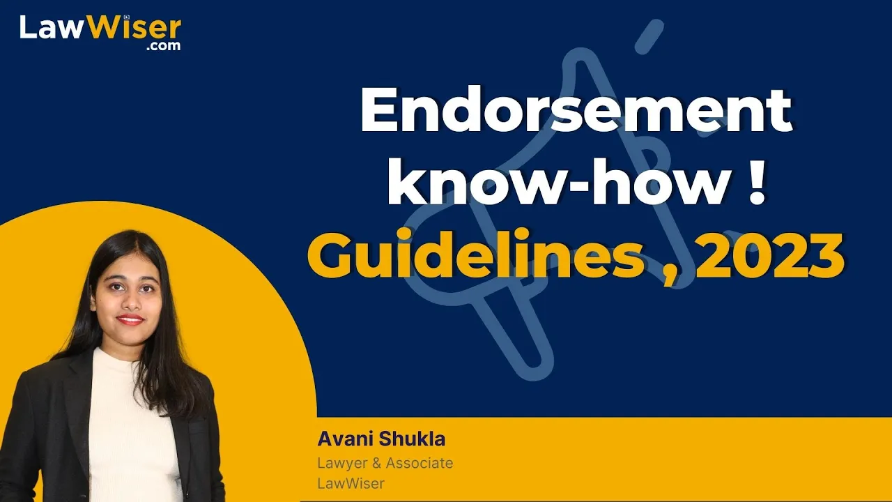 ENDORSEMENT KNOW-HOW – GUIDELINES 2023