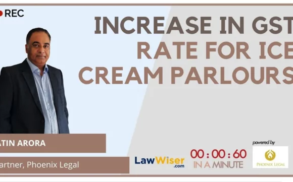 INCREASE IN GST RATE FOR ICE CREAM PARLOURS | #INAMINUTE