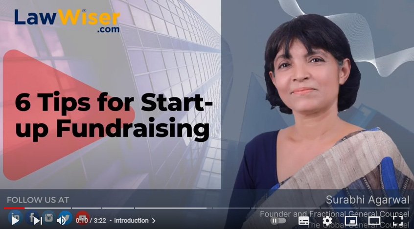 Top 6 tips for Start up Fundraising | LawWiser.com