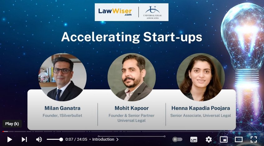 Accelerating Startups | Universal Legal & LawWiser