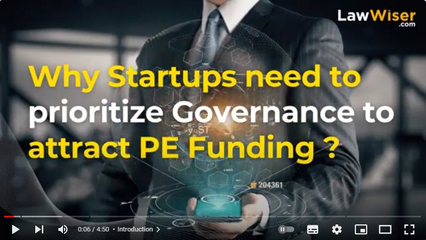 Get Funding For Your Startup | Private Equity Funding And Governance | Lawwiser