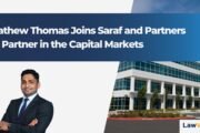 Mathew Thomas Joins Saraf and Partners as Partner in the Capital Markets Practice in the Mumbai Office