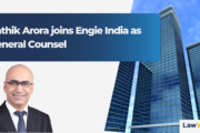 Pathik Arora joins Engie India as General Counsel