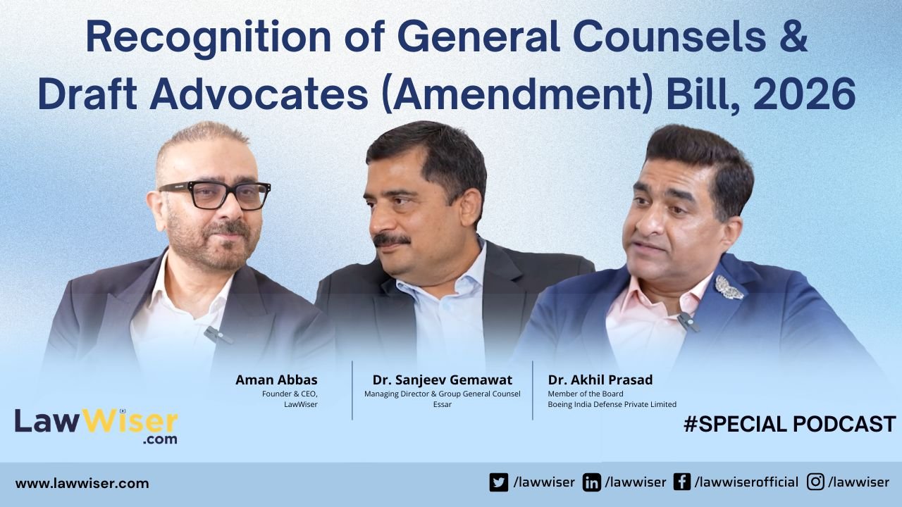 *Special Podcast* Recognition of General Counsels & Draft Advocates Act – Dr. Akhil Prasad & Dr. Sanjeev Gemawat of GCAI